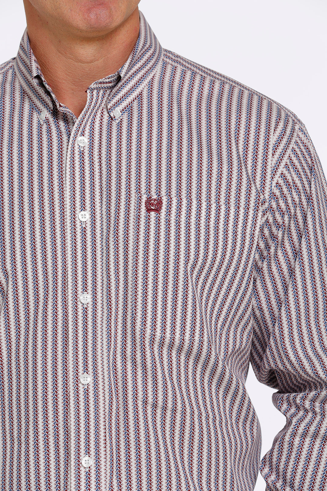 Cinch - Men's Long Sleeve Shirt - White