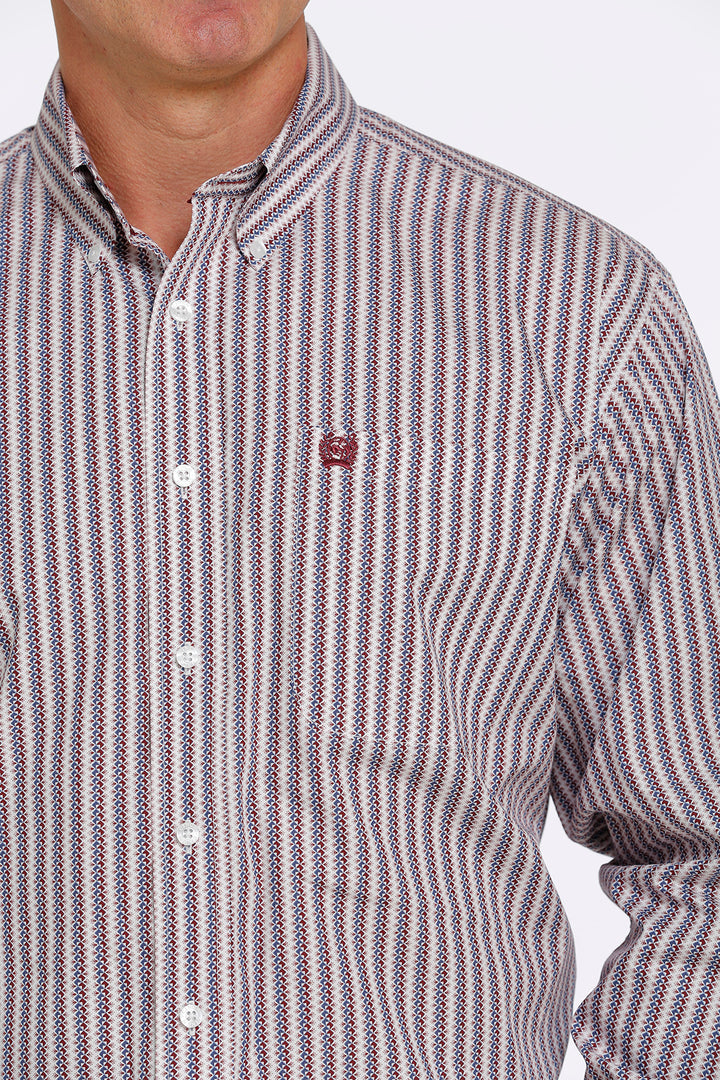 Cinch - Men's Long Sleeve Shirt - White