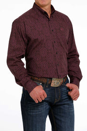 Cinch - Men's Long Sleeve Shirt - Brown