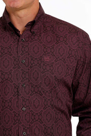 Cinch - Men's Long Sleeve Shirt - Brown