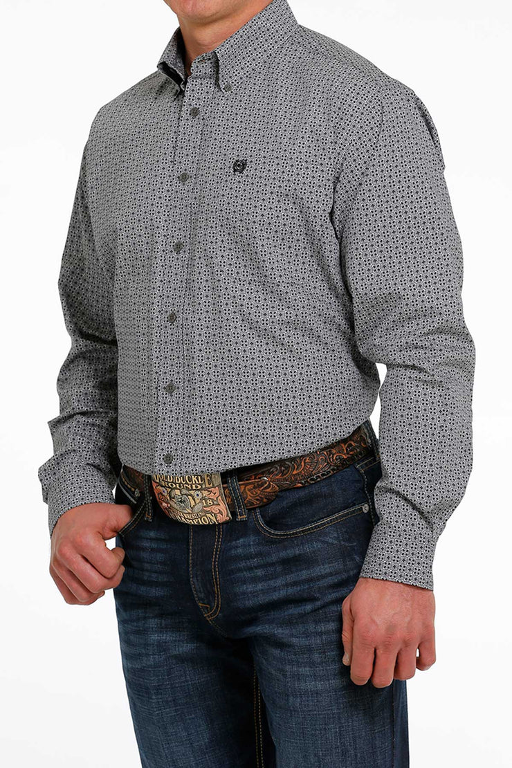 Cinch - Men's Long Sleeve Shirt - Grey