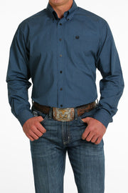 Cinch - Men's Long Sleeve Shirt - Blue