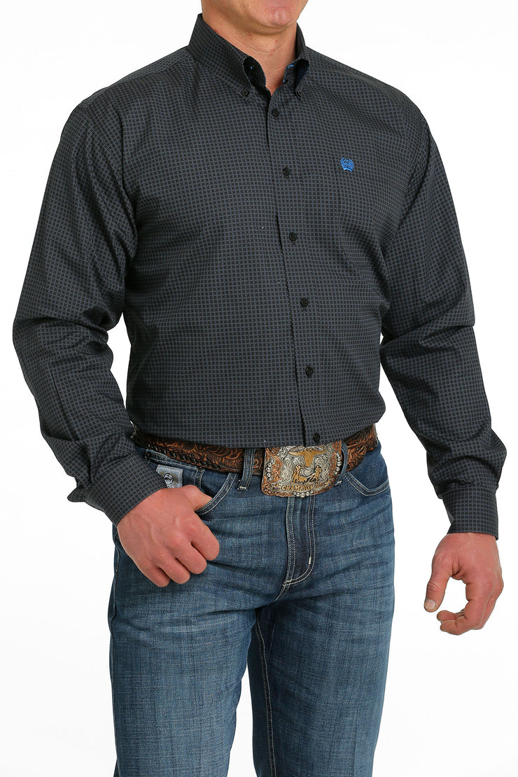 Cinch - Men's Long Sleeve Shirt - Navy
