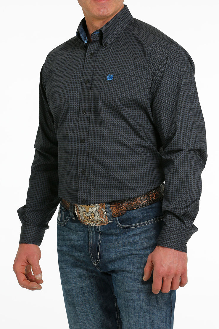 Cinch - Men's Long Sleeve Shirt - Navy