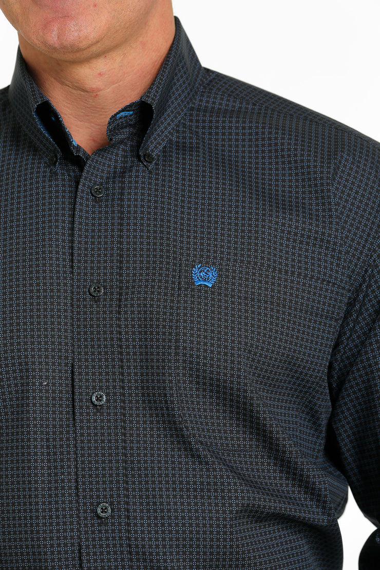 Cinch - Men's Long Sleeve Shirt - Navy