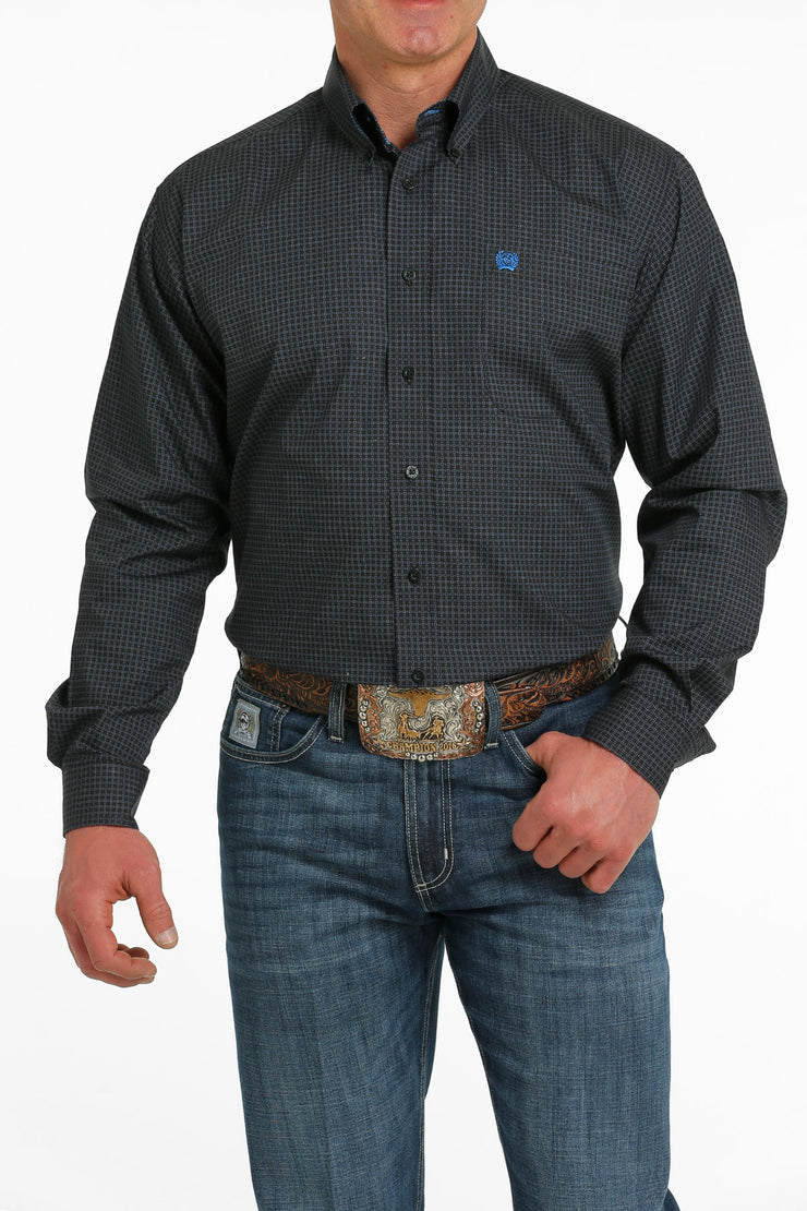 Cinch - Men's Long Sleeve Shirt - Navy