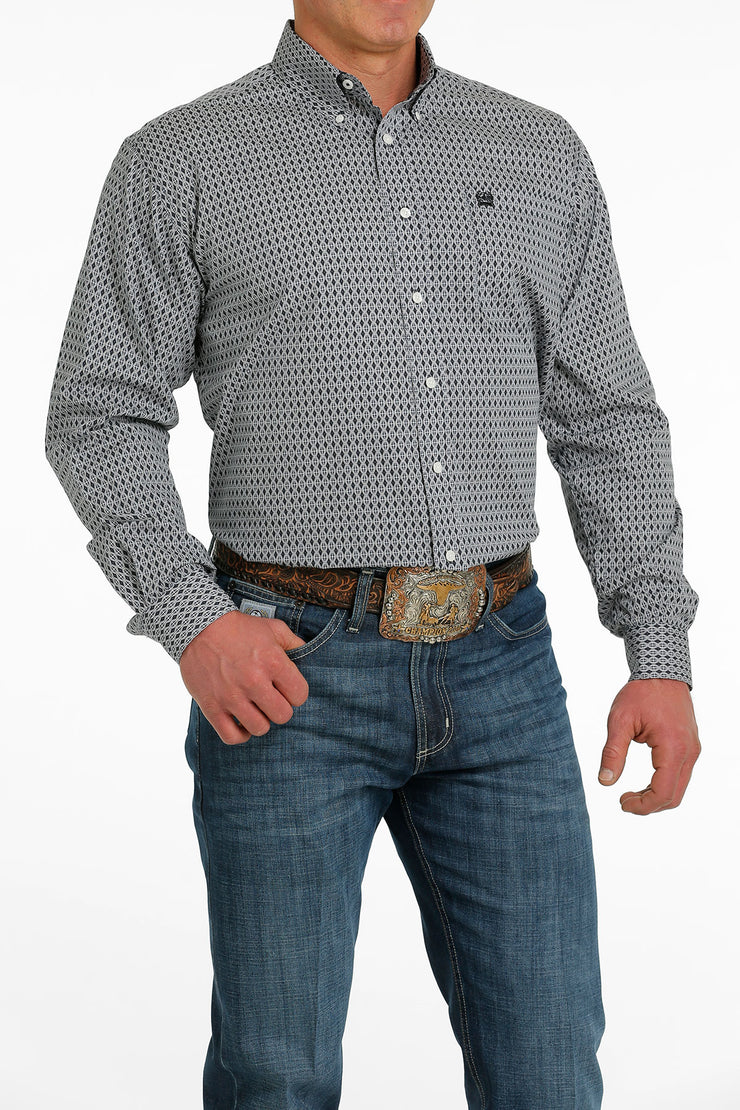 Cinch - Men's Long Sleeve Shirt - Gray