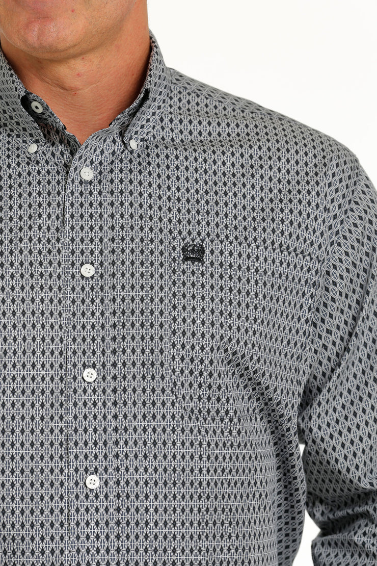 Cinch - Men's Long Sleeve Shirt - Gray