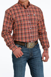 Cinch - Men's Long Sleeve Shirt - Plaid/Multi