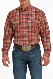 Cinch - Men's Long Sleeve Shirt - Plaid/Multi