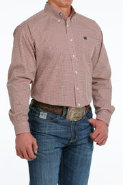 Cinch - Men's Long Sleeve Shirt - Burgundy