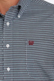 Cinch Men's Short Sleeve Shirt - Gray