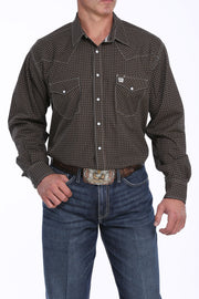 Cinch Men's Western Long Sleeve - Brown