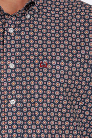Cinch Men's Short Sleeve ArenaFlex Shirt - Navy