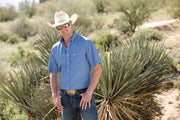 Cinch Men's Short Sleeve Shirt Arena Flex - Royal