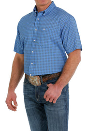 Cinch Men's Short Sleeve Shirt Arena Flex - Royal