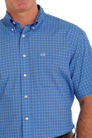 Cinch Men's Short Sleeve Shirt Arena Flex - Royal