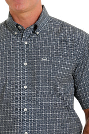 Cinch Men's Short Sleeve Shirt Arena Flex - Navy