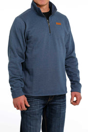 Cinch Men's 1/4 Zip Pullover - Blue