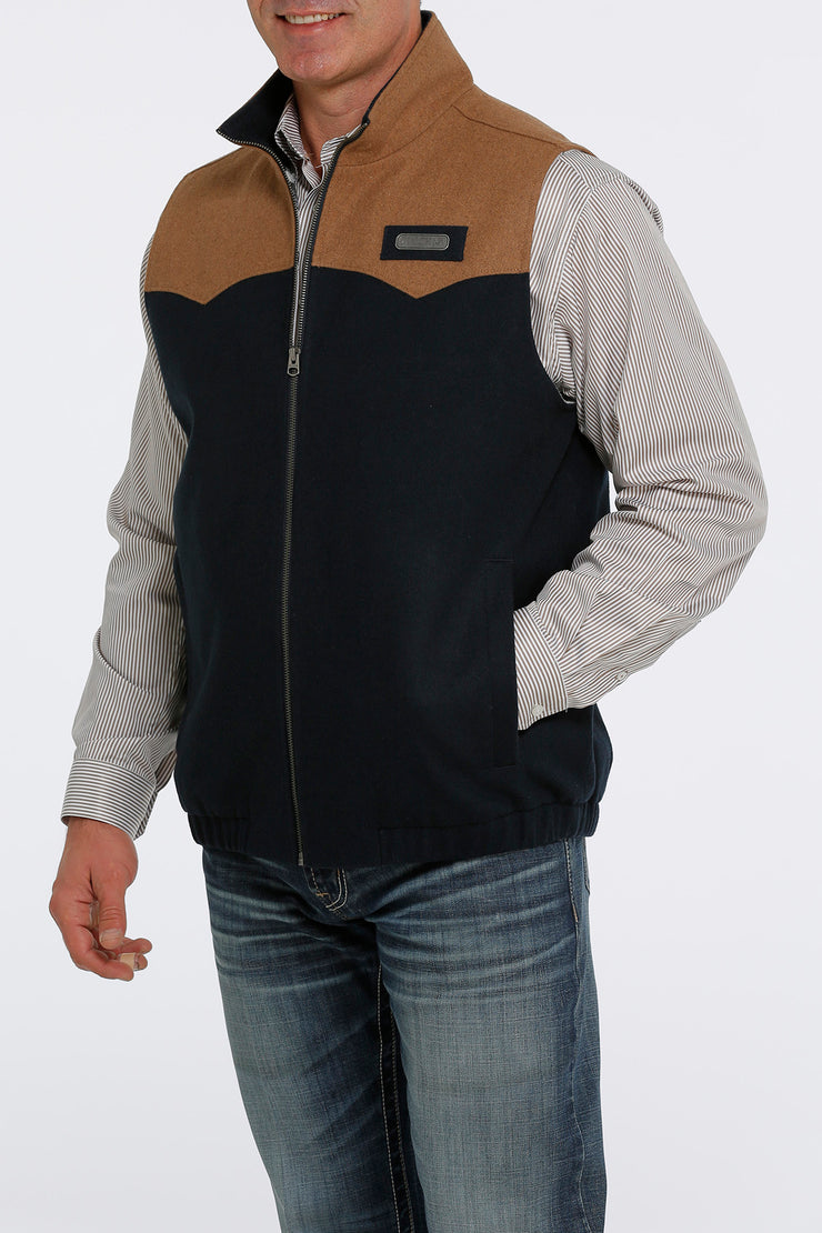 Cinch Men's Concealed Carry Wooly Vest - Navy