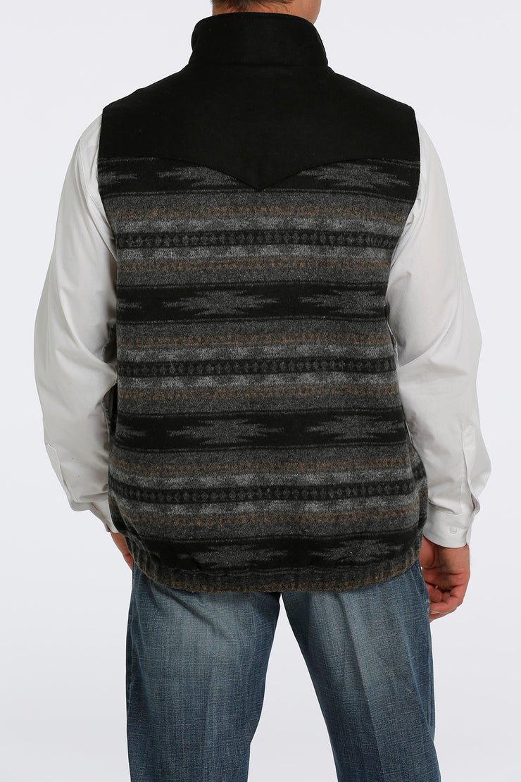 Cinch Men's Concealed Carry Wooly Vest - Black
