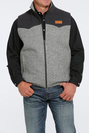 Cinch Men's Wooly Vest - Gray