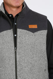 Cinch Men's Wooly Vest - Gray