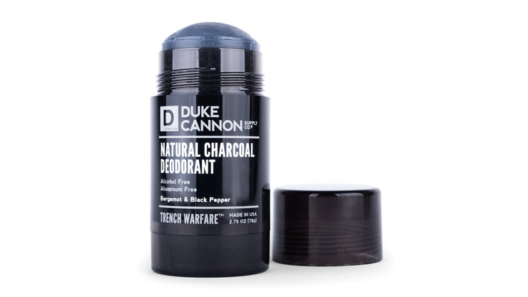 Duke Cannon Natural Charcoal Deodorant - Bergamot & Black Pepper