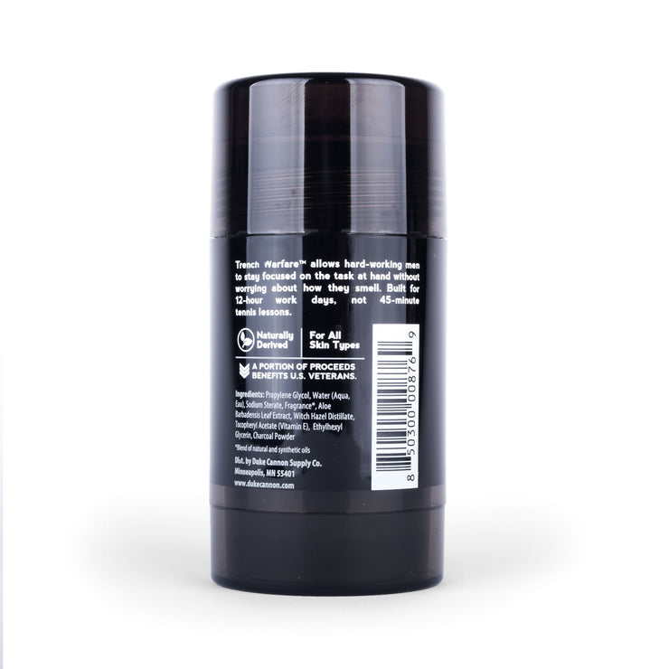 Duke Cannon Natural Charcoal Deodorant - Bergamot & Black Pepper