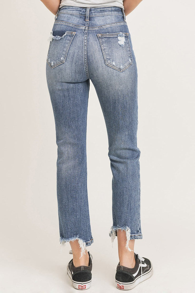 Risen Jeans- Vintage Washed Straight Leg