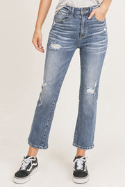 Risen Jeans- Vintage Washed Straight Leg