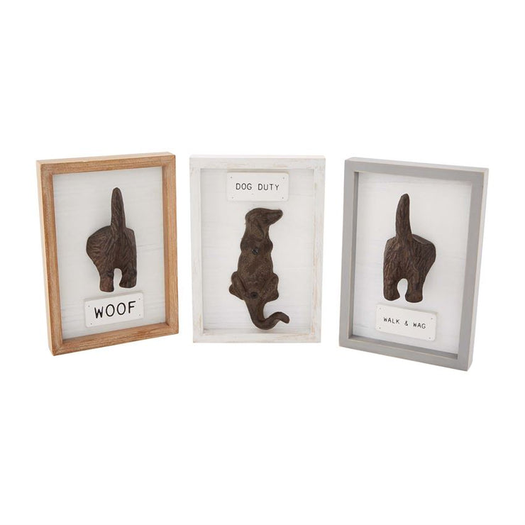 Shadow-Box Dog Hooks