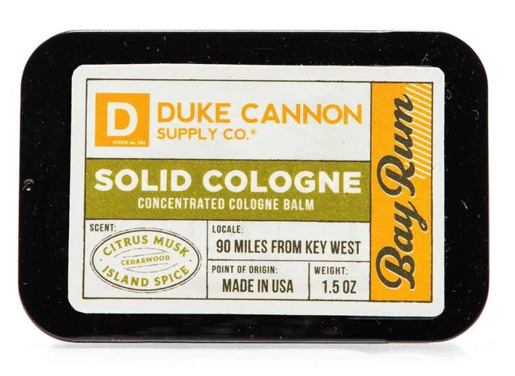 Duke Cannon Solid Cologne - Bay Rum