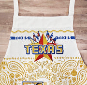 One Hundred 80 Degrees -  Texas Apron - White