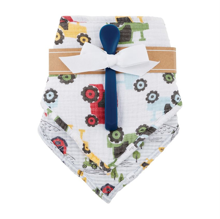Tractor Bib & Spoon Set