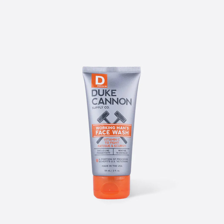 Duke Cannon Working Man's Face Wash - Travel Size