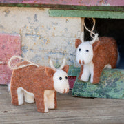 Wool Ornaments - Farm Animals
