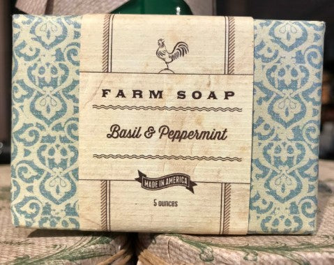 Basil & Peppermint Farm Soap