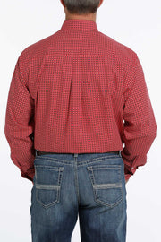 Cinch - Men's Long Sleeve Shirt - Red
