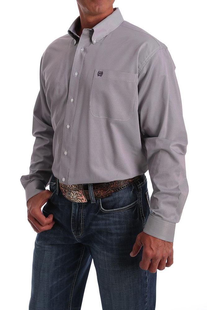 Cinch - Men's Long Sleeve Shirt - Purple