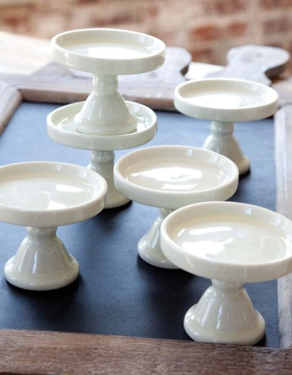 Creamware Cupcake Stand