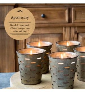 Park Hill Apothecary Olive Bucket Candle