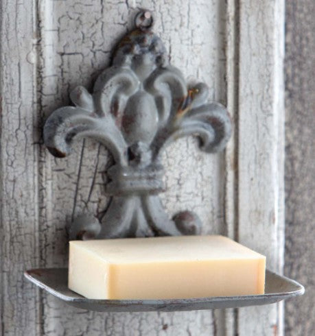 French Style Tin Soap Holder
