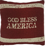 God Bless America Pillow