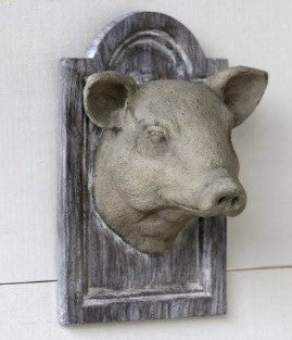 Petite Hog Head Plaque