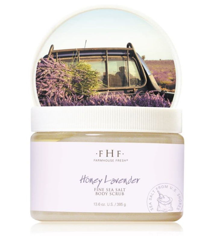 Honey Lavender Sea Salt Scrub