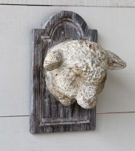Petite Lamb Head Plaque