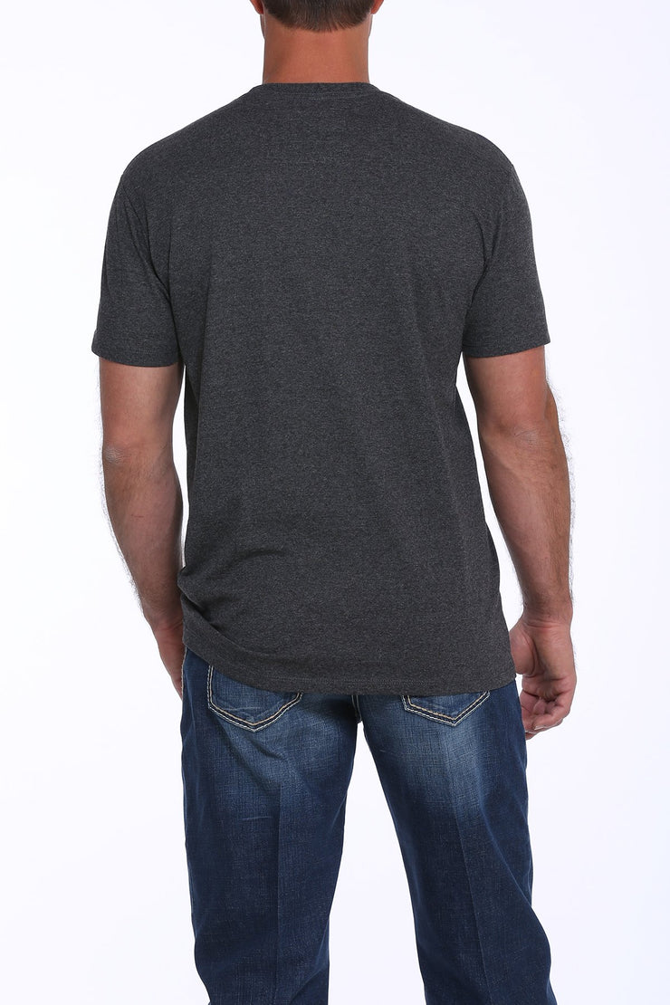 Cinch Men's Short Sleeve T-Shirt - Black Pearl