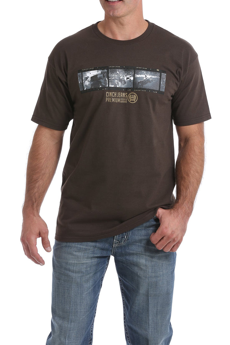 Cinch - Men's Short Sleeve T-Shirt - Brown
