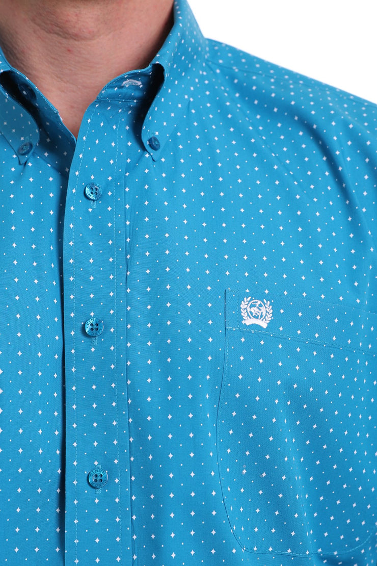 Cinch - Men's Long Sleeve Shirt - Blue